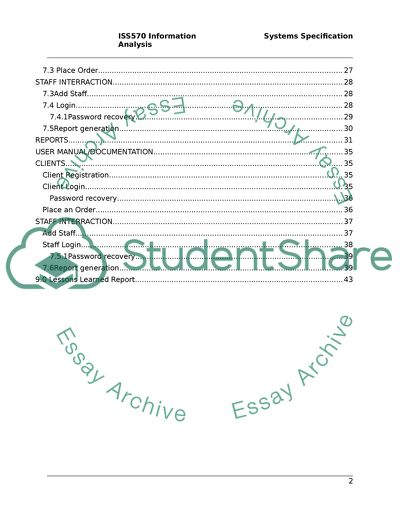 The Development and Implementation of an Inventory Management System