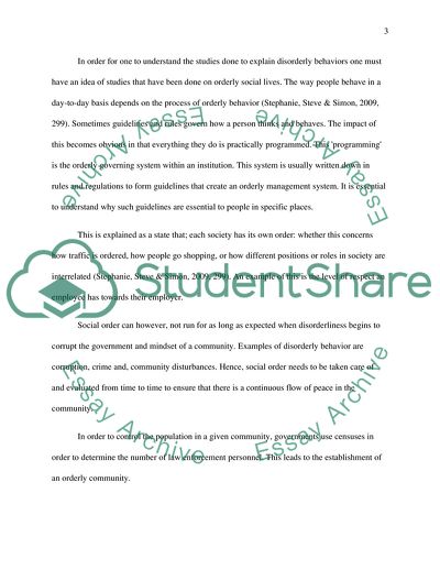 Comparison of Cohens Study of Disorderly Behaviour with that of Hall
