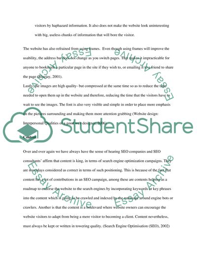 Website with Interactive Plan and E-Tourism