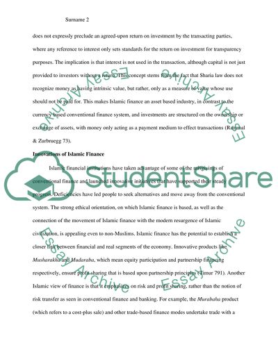 Core Elements of Islamic Finance