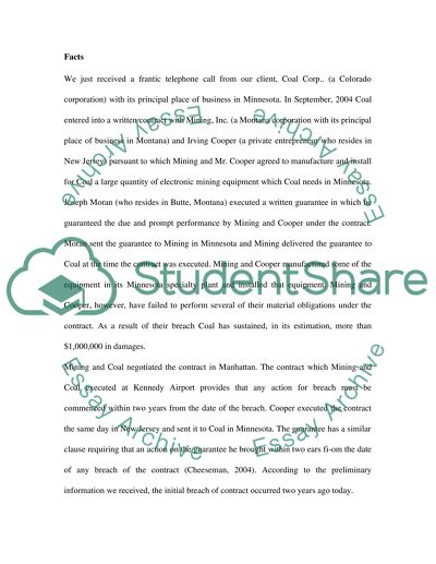 Legal Memorandum Analysis