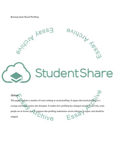 Racial Profiling in America