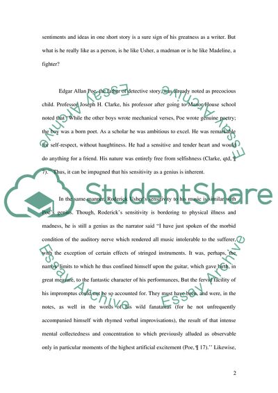 Edgar Allan Poe and the Fall of the House of Usher