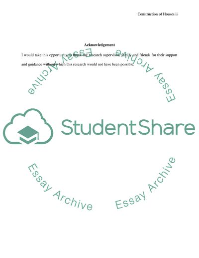 Finance, Planning and Budgeting of Construction of Houses in Urban Areas