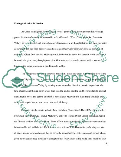 Chinatown (1974) - dir. Roman Polanski