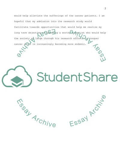 Pursuing Research Studies from College