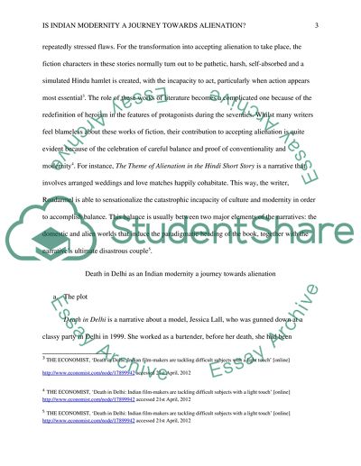 Is Indian Modernity a Journey Towards Alienation