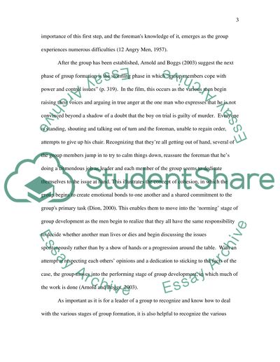 Social Psychological Perspective of Movie 12 Angry Men