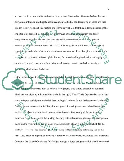 Has Globalization Increased Inequality