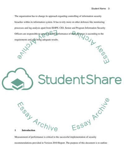 Performance Measures