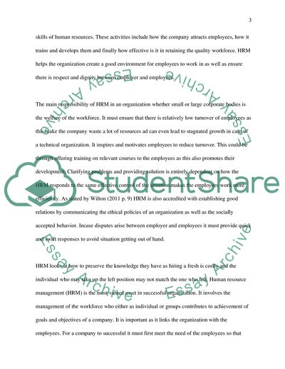 The Roles and Purpose of Human Resource Management