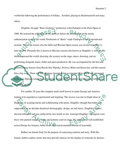 Sergei Diaghilev and his impact on the arts