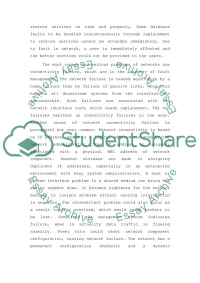 Where The Five Functional Areas Of Network Management (FCAPS) Are Not Adhered To