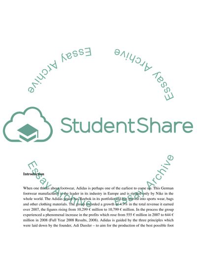 Marketing Strategy of Adidas