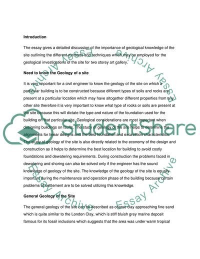 The Importance of Geological Knowledge