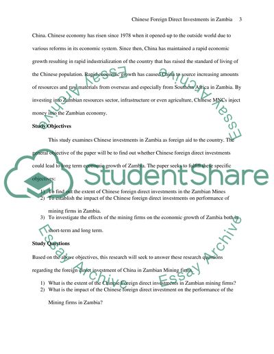Chinese Foreign Direct Investment