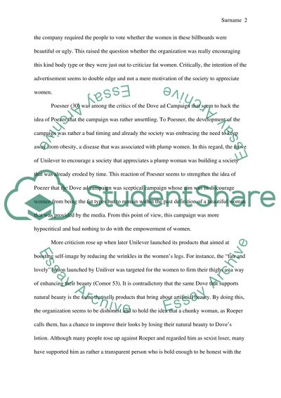 Richard Roepers Response to the Dove ad Campaign