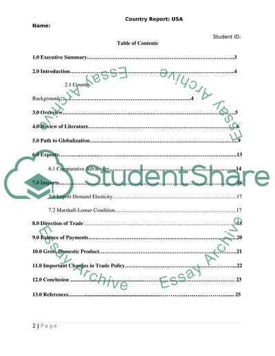The Economic Prowess Made by the USA in Business