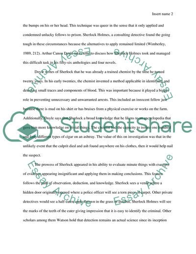 Detective Genre Based on How Sherlock Solves Cases