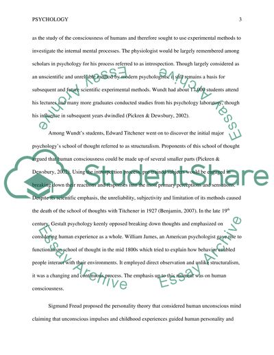 History and Systems of Psychology