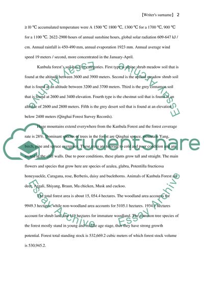 How Liajiaxia Hydropower Plant Disturbs Kanbula Forest Ecosystem