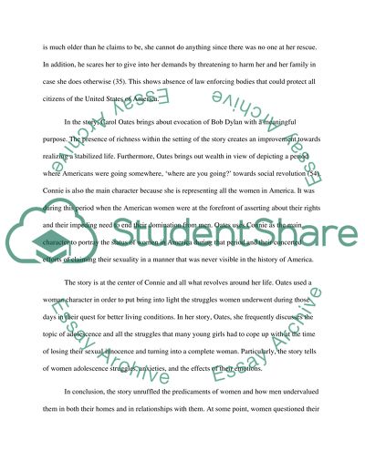 Where are you going,where have you been Bob Dylan Who is the main character ,Connie or Arnold Friend