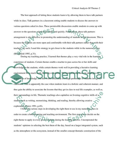 The Design of Instructions and of Co-Curricular Plans