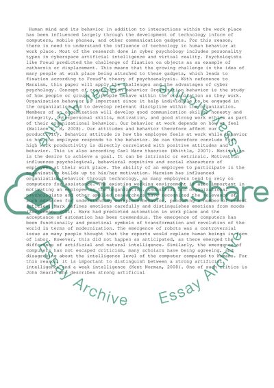 Challenges and Advantages of Cyberpsychology