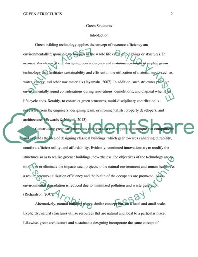 Green Building Technology