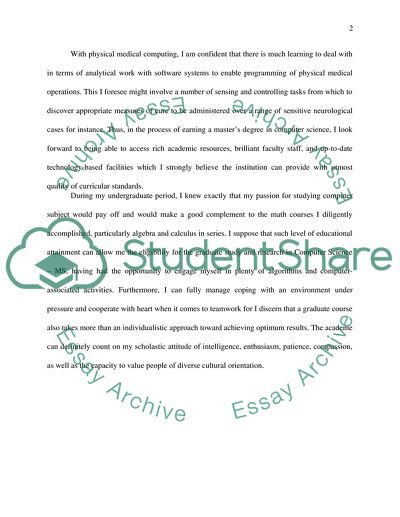 My intrest of studing Computer science