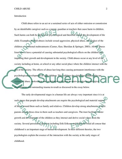 The Effects of Child Abuse