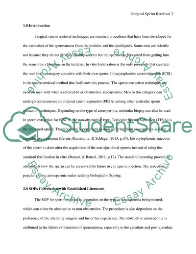 Surgical Sperm Retrieval Techniques