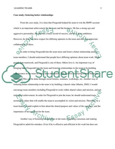 Fostering Better Relationships