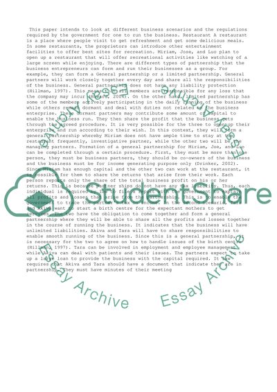 Business Entities, Laws, and Regulations