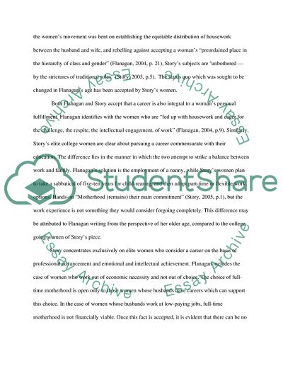 Womens Career: Feminist Issue or Personal Choice