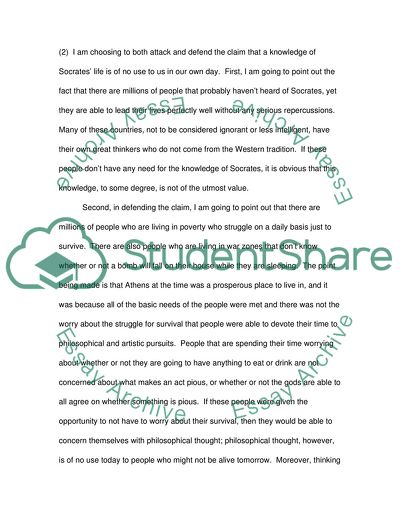 The Life and Death of Socrates