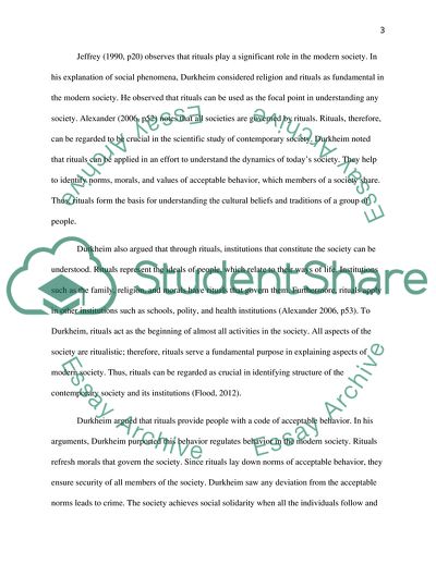 The Importance of Rituals in Modern Society