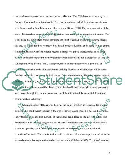 How has the spread of commuinication technology affected cultures around the world