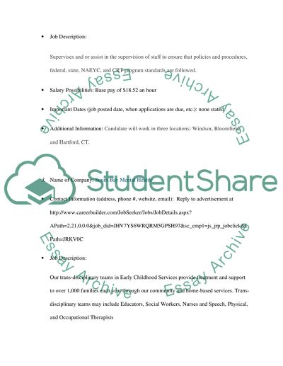 Future Employment and Graduate Studies