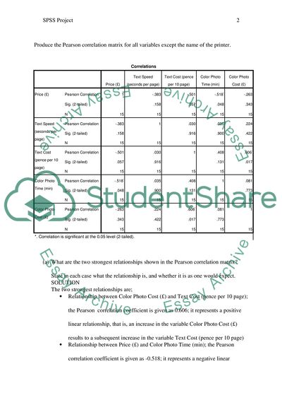 SPSS Correlation Analysis and Multiple Regression