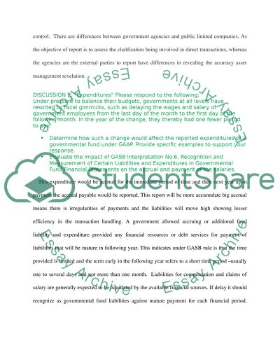 Government Financial Statements