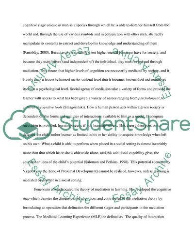 Contributions to Educational Learning, Feuerstein and Vygotsky