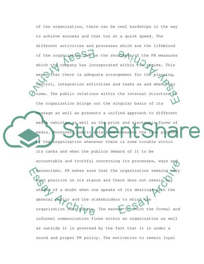 Marketing---Publics Relations