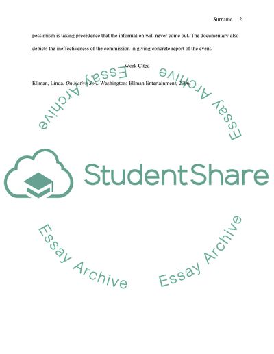 On Native Soil Documentary Movie Narrated by Hilary Swank and Kevin Costner