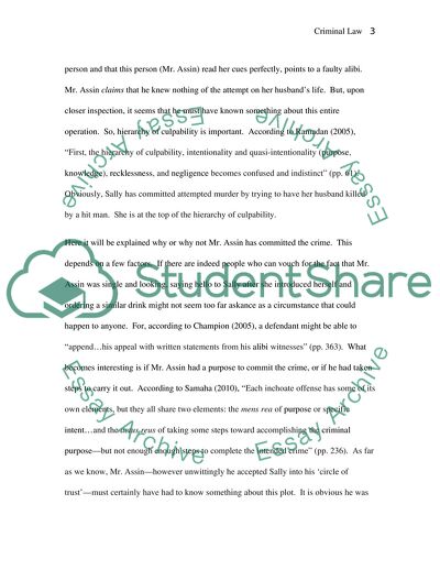 Criminal Law: What Constitutes an Attempt to Commit Murder