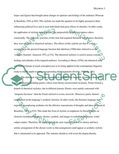 Significance of Academic Interpretations of Stylistics Approach