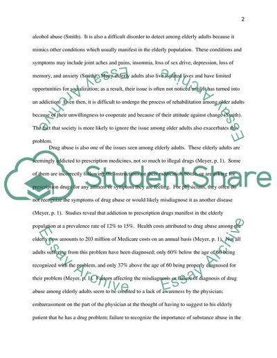 Addiction and the Aging