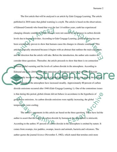 Global warming global trend