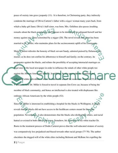 The Marrow of Tradition by Charles W. Chesnutt