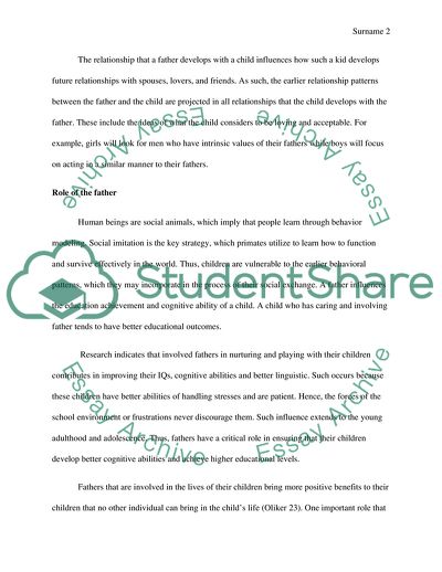 The Role of a Father